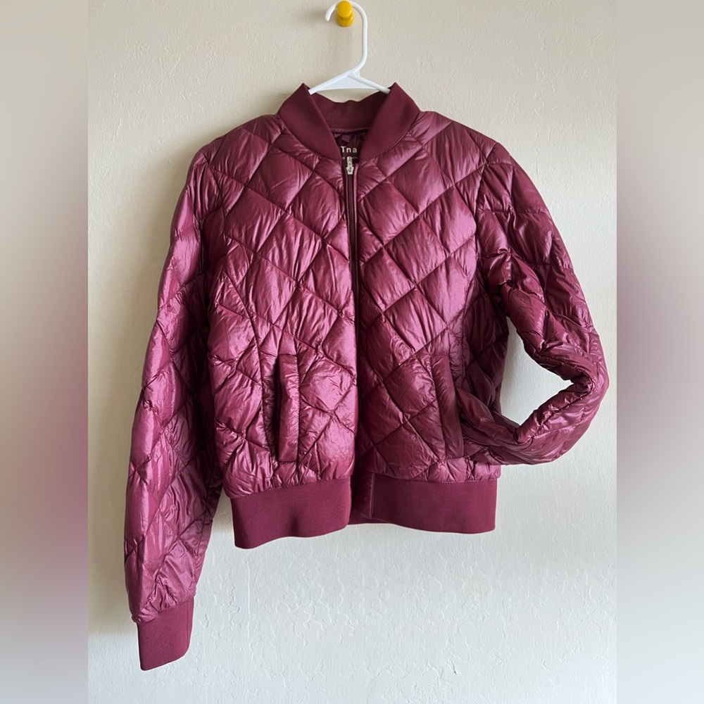 Puffy bomber jacket